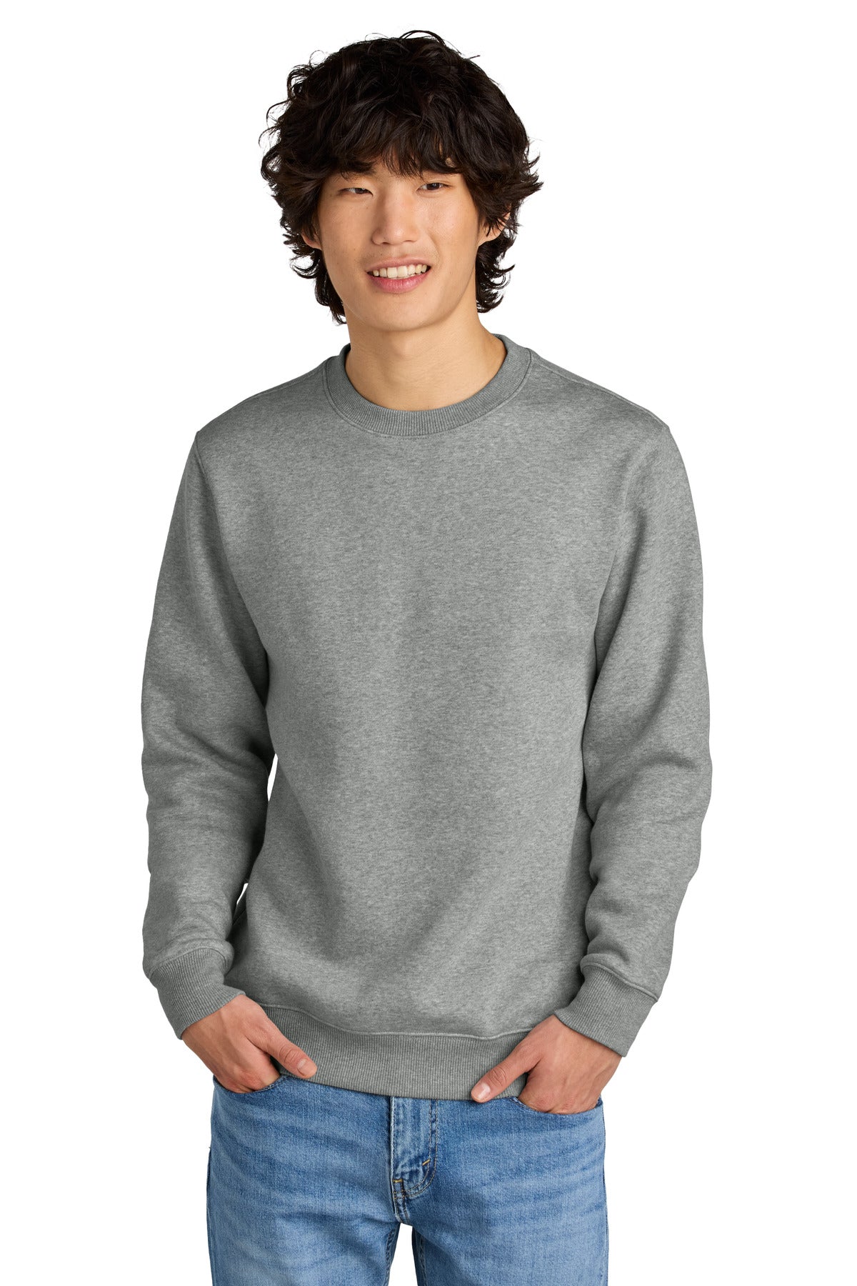 District Perfect Weight Fleece Crew (DT1106)