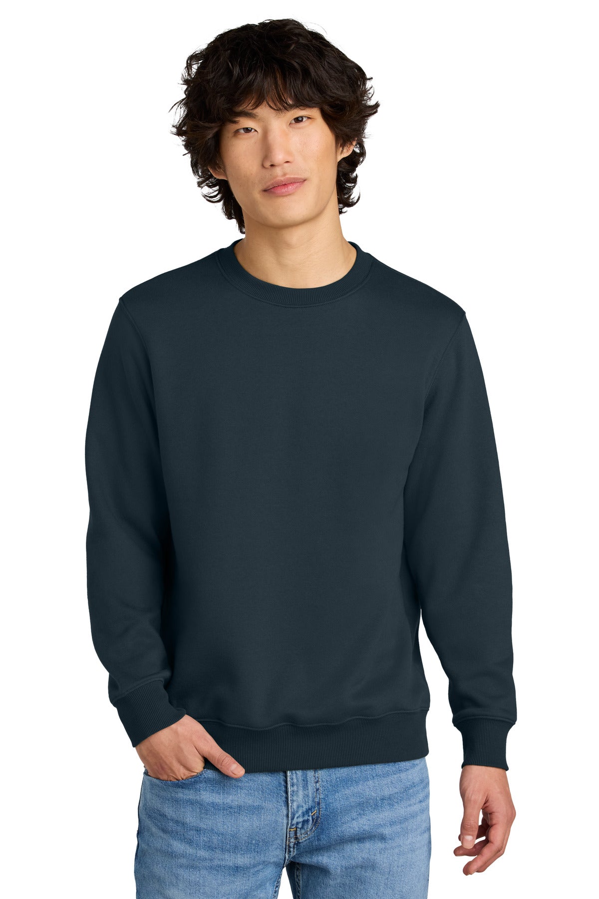 District Perfect Weight Fleece Crew (DT1106)